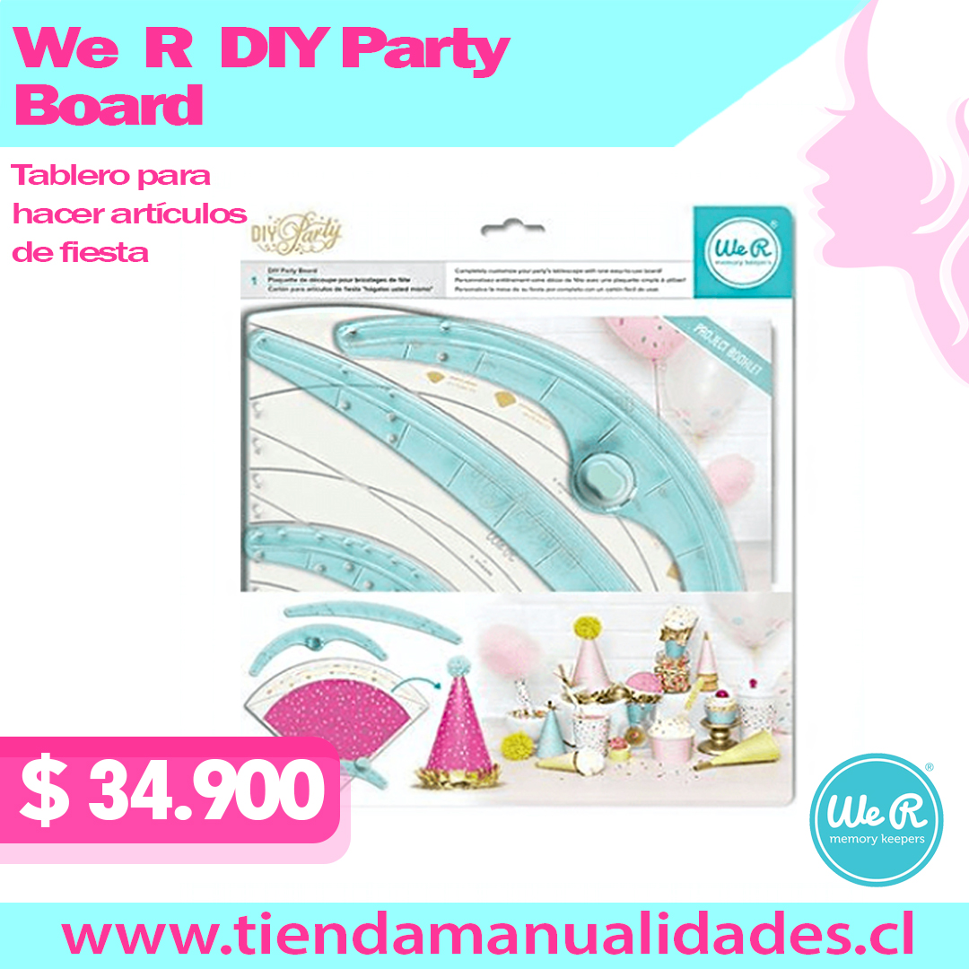 We R Memory Keepers - DIY Party Board - TABLERO PARA HACER ARTICULOS DE  FIESTA-660555 