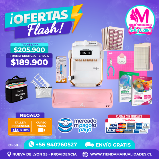 OF58 Kit Universal Cinch - Envío gratis