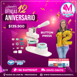 AV13 Kit de Button Press - Envío gratis