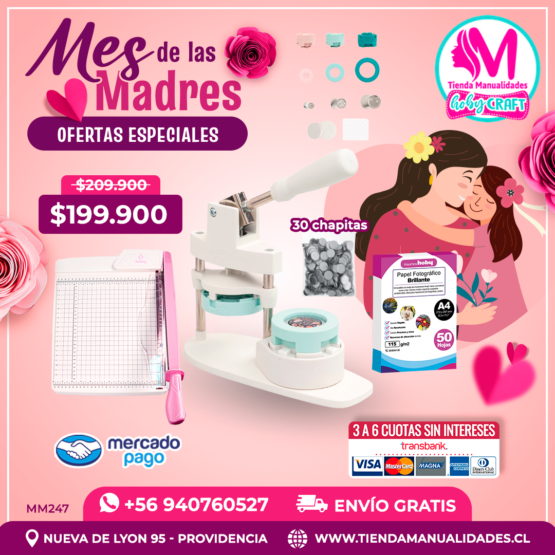 MM247 Kit Button Press - Envío gratis