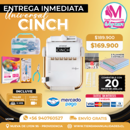 UCH18 Encuadernadora Universal Cinch - Entrega Inmediata