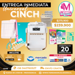 UCH35 Encuadernadora Universal Cinch - Entrega Inmediata