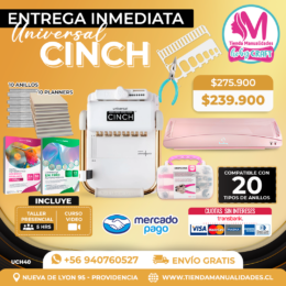 UCH40 Encuadernadora Universal Cinch - Entrega Inmediata