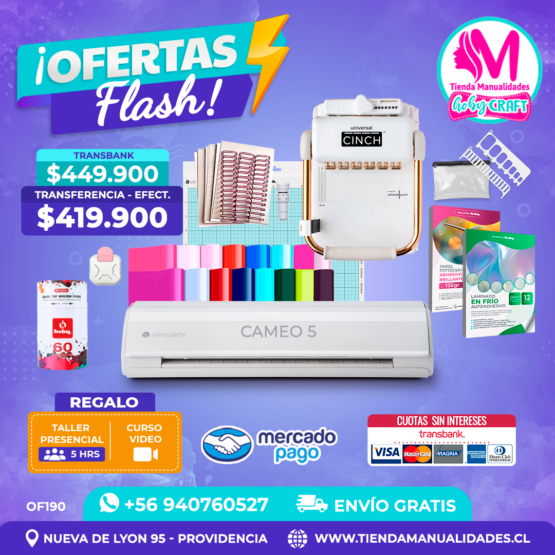 OF190 Kit Cameo 5 + Universal Cinch - Envío gratis