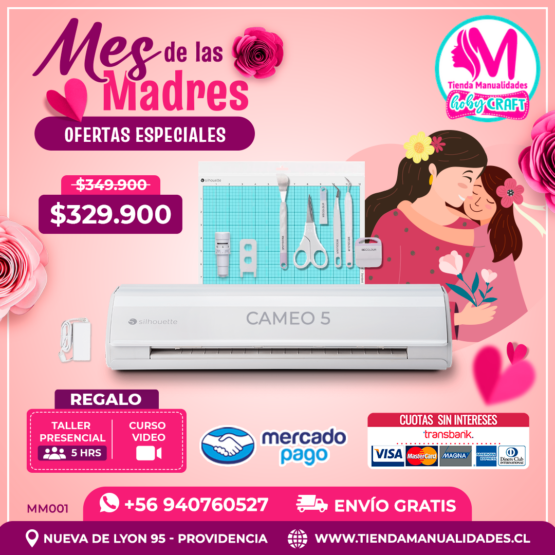 MM01 Kit Silhouette Cameo 5 Blanca - Envío gratis