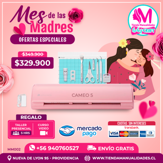 MM02 Kit Silhouette Cameo 5 rosada - Envío gratis