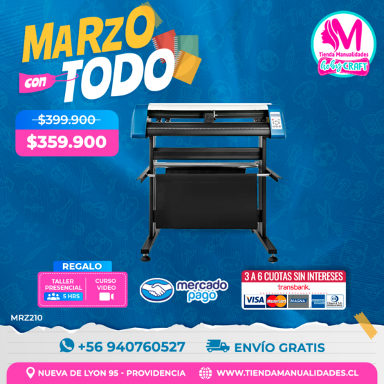 MRZ10 Plotter Ecut Kmura720 63cm - Envío gratis