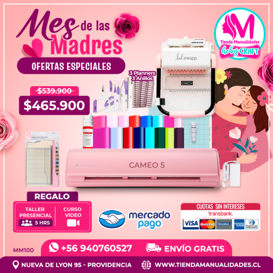 BLK100 Kit Cameo 5 + Cinch Rosa - Envío gratis