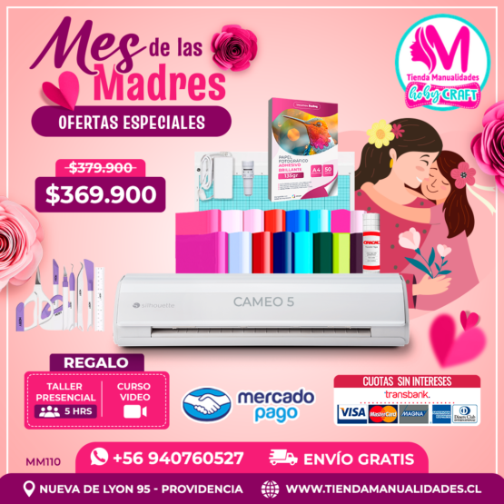 MM110 Kit Silhouette Cameo 5 - Envío gratis