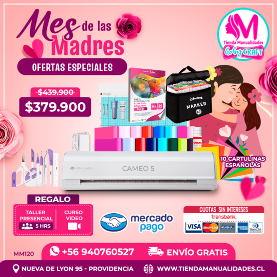 MM120 Kit Silhouette Cameo 5 - Envío gratis