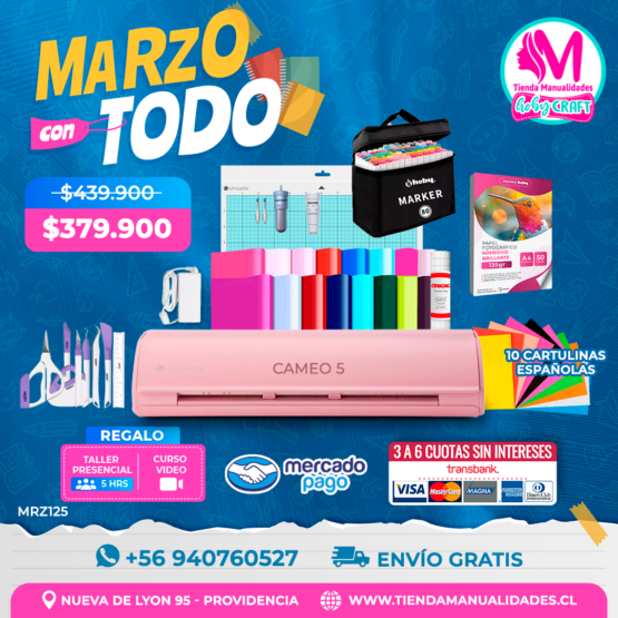 MRZ125 Kit Silhouette Cameo 5 - Envío gratis