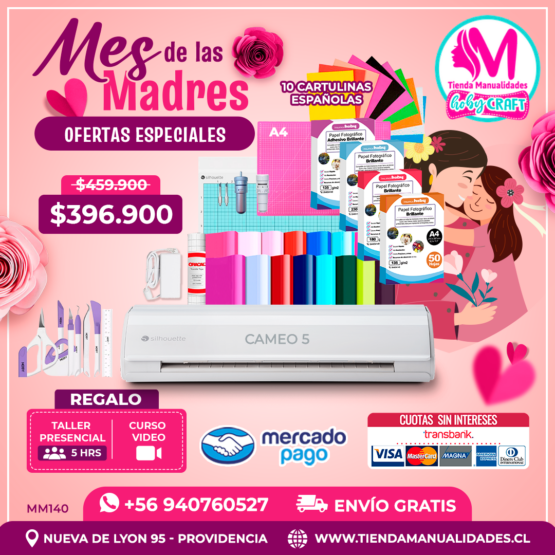 MM140 Kit Silhouette Cameo 5 - Envío gratis