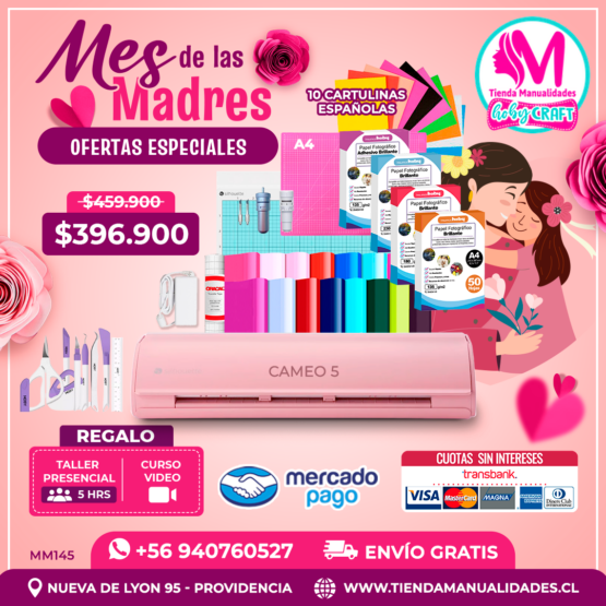 MM145 Kit Silhouette Cameo 5 - Envío gratis