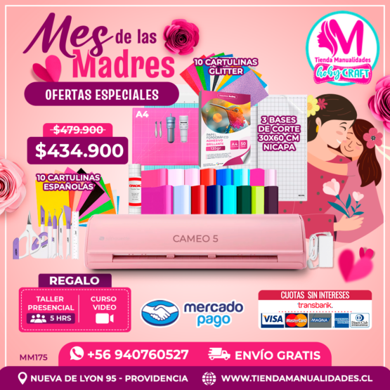 MM175 Kit Silhouette Cameo 5 - Envío gratis