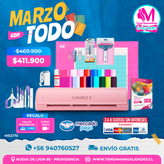 MRZ175 Kit Silhouette Cameo 5 - Envío gratis