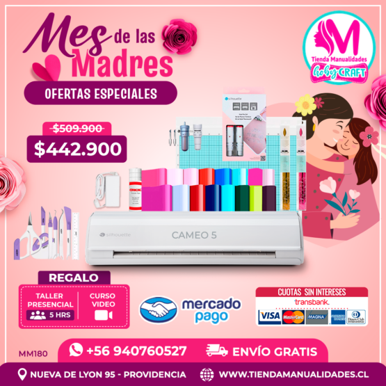 MM180 Kit Silhouette Cameo 5 - Envío gratis
