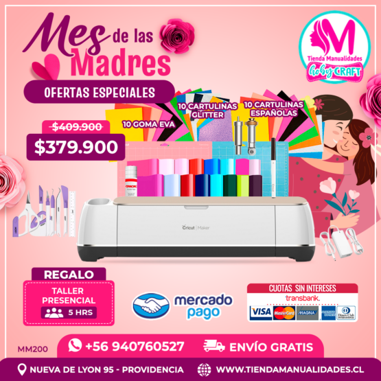 MM200 Kit Cricut Maker - Envío gratis