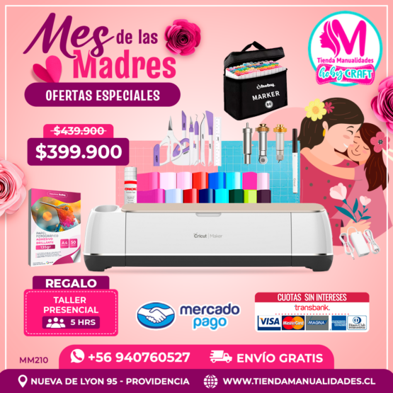 MM210 Kit Cricut Maker - Envío gratis