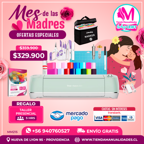 MM215 Kit Cricut Explore - Envío gratis