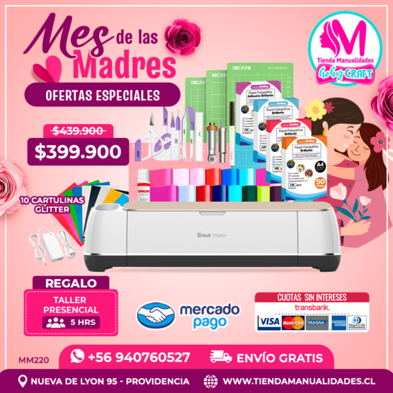 MM220 Kit Cricut Maker - Envío gratis