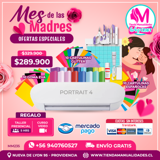 MM235 Kit Silhouette Portrait 4 - Envío gratis