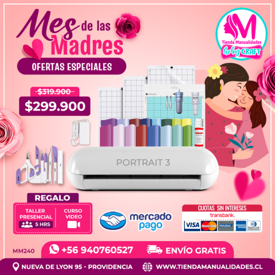MM240 Kit Silhouette Portrait 3 - Envío gratis