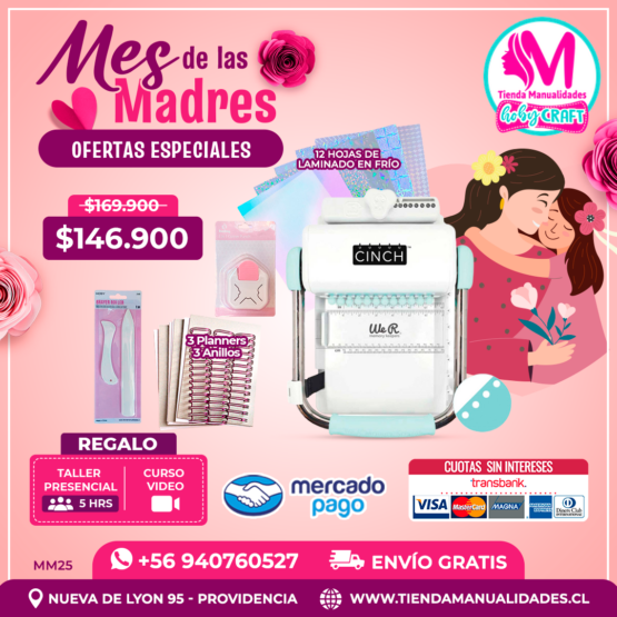 MM25 Kit encuadernadora Cinch verde - Envío gratis