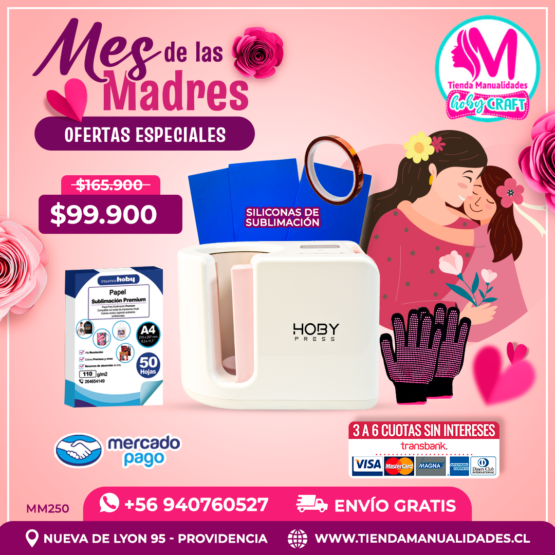 MM250 Kit Estampadora de tazas MugPress - Envío gratis
