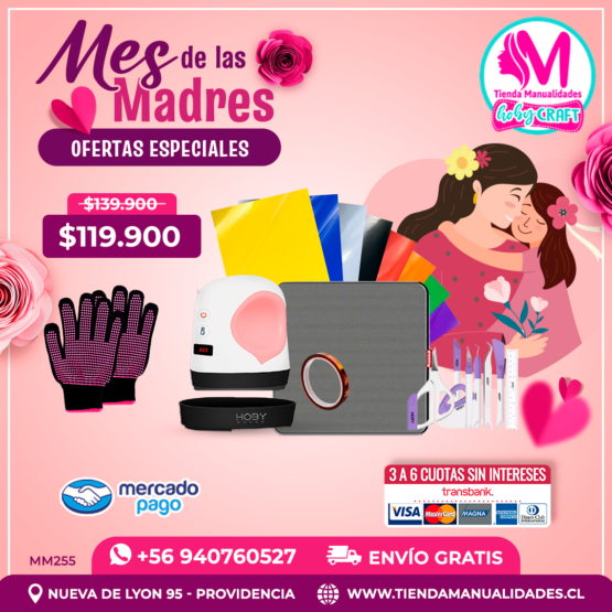 MM255 Kit Mini estampadora Hoby - Envío gratis