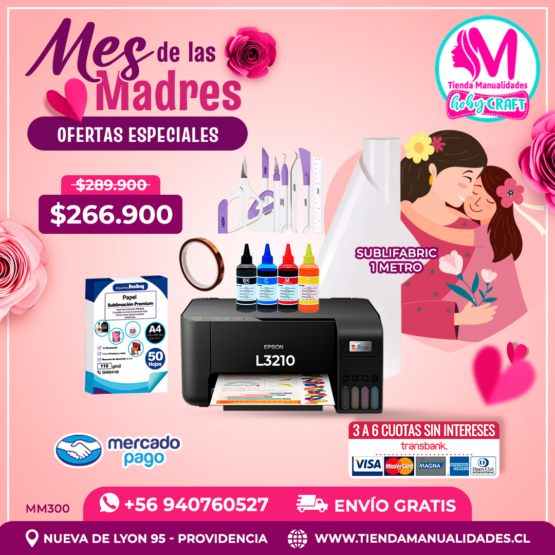 MM300 Kit para sublimación Impresora L3210 - Envío gratis