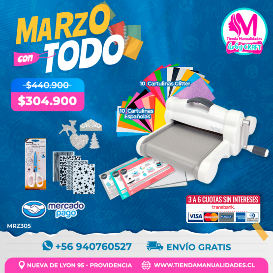 MRZ305 Kit de Big Shot Plus A4 - Envío gratis