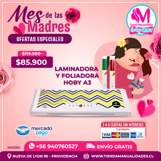MM380 Foliadora y laminadora Hoby - Envío gratis