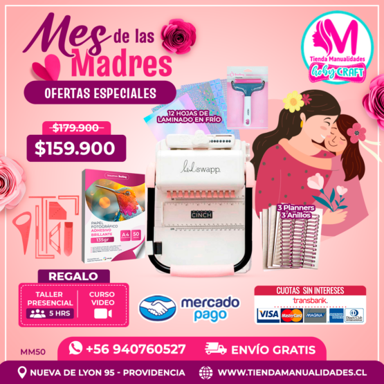 MM55 Kit encuadernadora Cinch verde - Envío gratis
