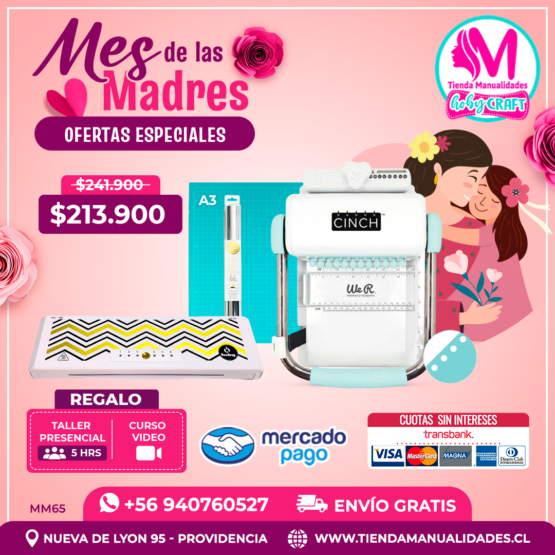 MM65 Kit encuadernadora Cinch verde - Envío gratis