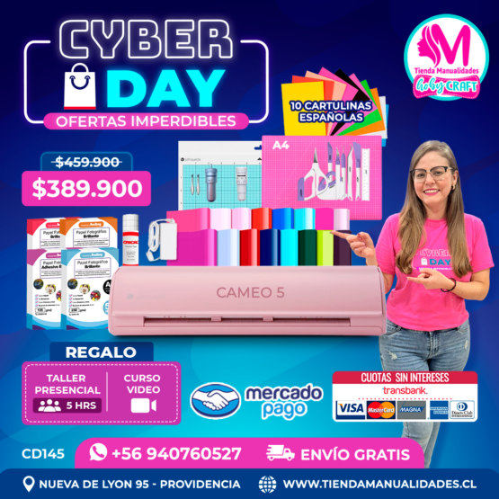 CD145 Kit Silhouette Cameo 5 - Envío gratis
