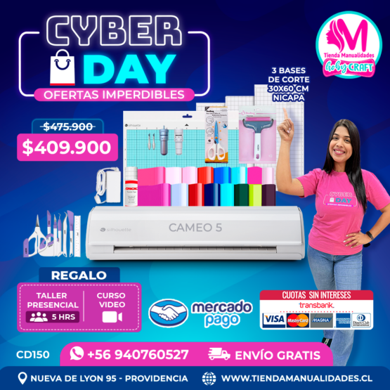 CD150 Kit Silhouette Cameo 5 - Envío gratis
