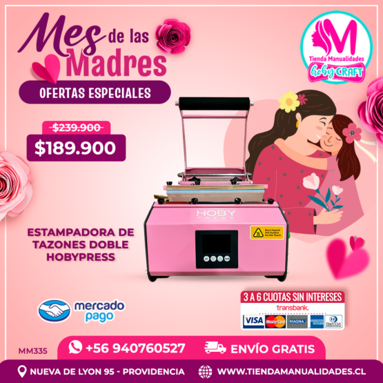 MM335 Estampadora doble de tazones - Envío gratis