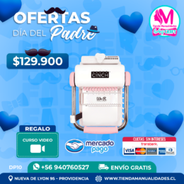 DP10 Encuadernadora Cinch rosa - Envío gratis