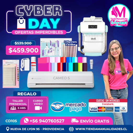 CD105 Kit Cameo 5 + Cinch verde - Envío gratis