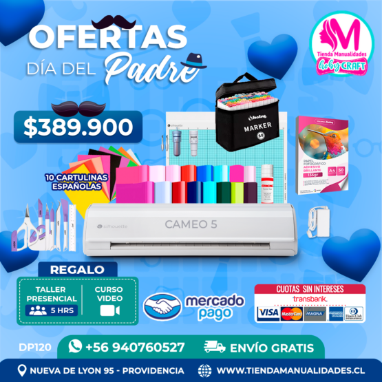 PP120 Kit Silhouette Cameo 5 - Envío gratis