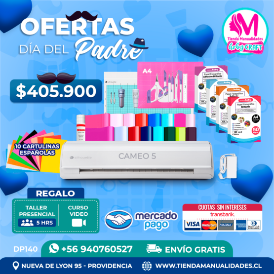 DP140 Kit Silhouette Cameo 5 - Envío gratis