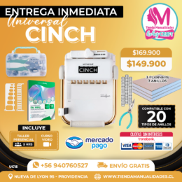 UCH15 Encuadernadora Universal Cinch - Entrega Inmediata
