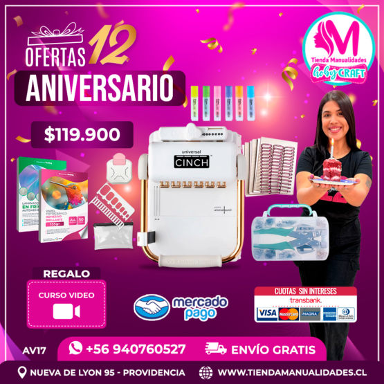 AV17 Kit Universal Cinch - Envío gratis
