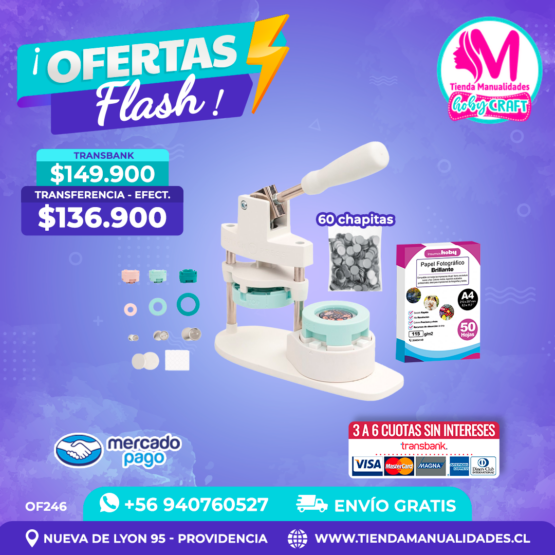 OF246 Kit de Button Press - Envío gratis