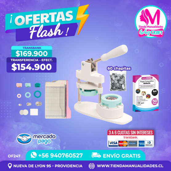 OF247 Kit Button Press - Envío gratis