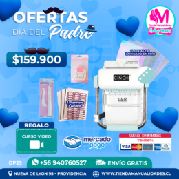 DP25 Kit encuadernadora Cinch verde - Envío gratis