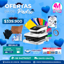 DP285 Kit Estampadora automática 38x38cm HobyPress - Envío gratis