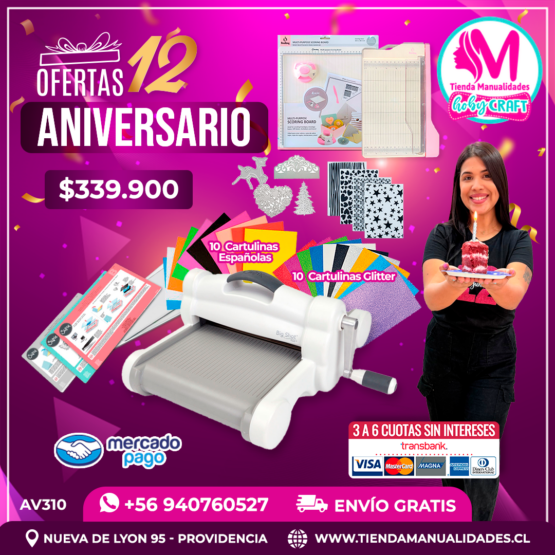 AV310 Kit de Big Shot Plus A4 - Envío gratis