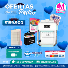 DP35 Kit encuadernadora Cinch verde - Envío gratis