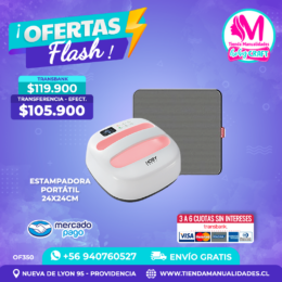 OF350 Estampadora portátil 24x24cm - Envío gratis